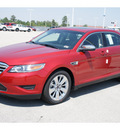 ford taurus 2012 red sedan limited gasoline 6 cylinders front wheel drive automatic 77388