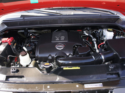 nissan titan 2010 red flex fuel 8 cylinders 2 wheel drive automatic 76018