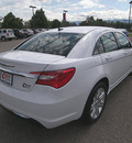 chrysler 200 2011 white sedan touring flex fuel 6 cylinders front wheel drive automatic 81212