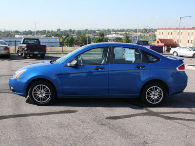 ford focus 2010 blue sedan se gasoline 4 cylinders front wheel drive automatic with overdrive 80229