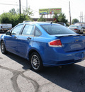 ford focus 2010 blue sedan se gasoline 4 cylinders front wheel drive automatic with overdrive 80229
