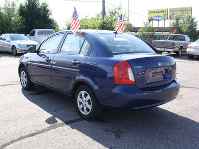 hyundai accent 2010 dk  blue sedan gls gasoline 4 cylinders front wheel drive automatic with overdrive 80229