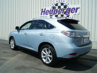 lexus rx 350 2010 cerulean blue suv gasoline 6 cylinders all whee drive automatic 80905