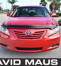 toyota camry 2007 red sedan le gasoline 4 cylinders front wheel drive automatic 32771