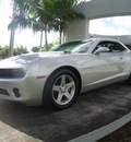 chevrolet camaro 2011 silver coupe lt gasoline 6 cylinders rear wheel drive automatic 33177