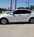 honda accord 2010 white sedan ex l v6 w navigation gasoline 6 cylinders front wheel drive automatic 75228
