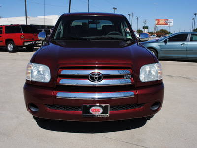 toyota tundra 2006 red sr5 gasoline 8 cylinders rear wheel drive automatic 75228