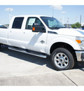 ford f 350 super duty 2012 oxford white lariat biodiesel 8 cylinders 4 wheel drive shiftable automatic 77388