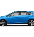 ford focus 2012 blue hatchback sel gasoline 4 cylinders front wheel drive 6 speed automatic 77388