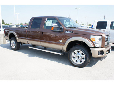 ford f 350 super duty 2012 golden bronze metal lariat biodiesel 8 cylinders 4 wheel drive shiftable automatic 77388