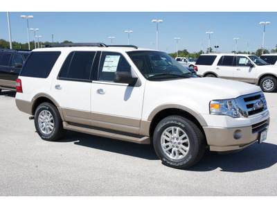 ford expedition 2011 white suv xlt flex fuel 8 cylinders 2 wheel drive automatic 77388