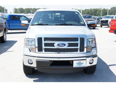 ford f 150 2011 silver lariat gasoline 6 cylinders 2 wheel drive automatic 77388