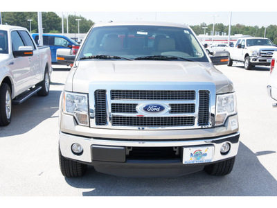 ford f 150 2011 beige lariat gasoline 6 cylinders 2 wheel drive automatic 77388