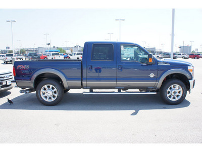 ford f 250 super duty 2012 dark blue pearl lariat biodiesel 8 cylinders 4 wheel drive automatic with overdrive 77388
