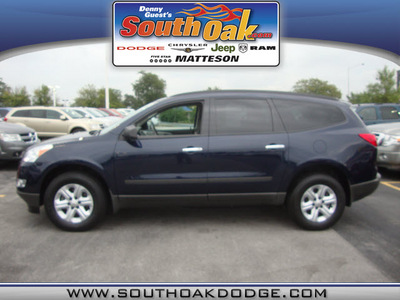 chevrolet traverse 2010 dk  blue suv ls gasoline 6 cylinders front wheel drive automatic 60443