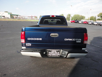 dodge dakota 2004 blue slt gasoline 6 cylinders 4 wheel drive automatic 45344