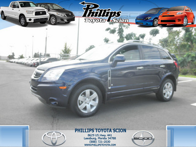 saturn vue 2008 blue suv xr gasoline 6 cylinders front wheel drive automatic 34788