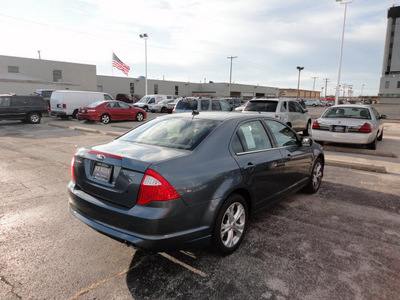 ford fusion 2012 blue sedan se gasoline 4 cylinders front wheel drive automatic with overdrive 60546