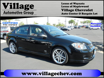 chevrolet cobalt 2009 black sedan ss gasoline 4 cylinders front wheel drive 5 speed manual 55391