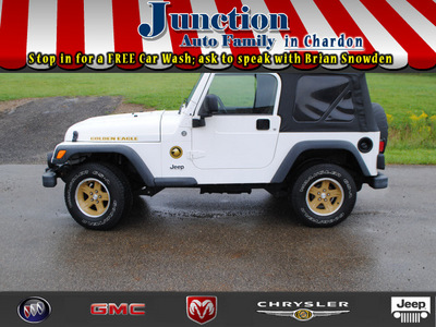 jeep wrangler 2006 white suv sport gasoline 6 cylinders 4 wheel drive not specified 44024