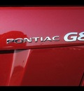 pontiac g8 2009 red sedan gasoline 6 cylinders rear wheel drive automatic 75570