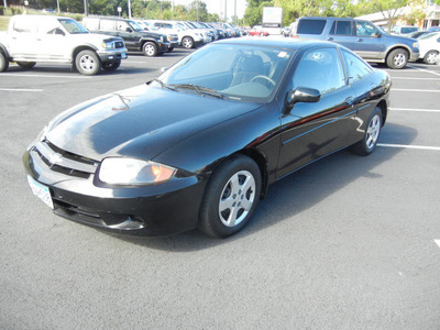 chevrolet cavalier 2004 black coupe ls gasoline 4 cylinders front wheel drive not specified 55391