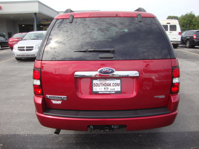 ford explorer 2007 red suv xlt gasoline 6 cylinders 4 wheel drive automatic 60443