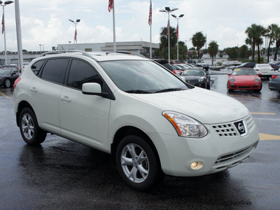 nissan rogue 2008 off white wagon sl gasoline 4 cylinders front wheel drive automatic 33021