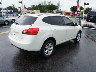 nissan rogue 2008 off white wagon sl gasoline 4 cylinders front wheel drive automatic 33021