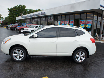 nissan rogue 2008 off white wagon sl gasoline 4 cylinders front wheel drive automatic 33021