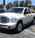 dodge ram pickup 1500 2008 white pickup truck big horn gasoline 8 cylinders rear wheel drive automatic with overdrive 94063