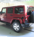 jeep wrangler unlimited 2012 deep cherry red suv sahara gasoline 6 cylinders 4 wheel drive automatic 44883