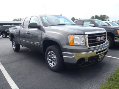 gmc sierra 1500 2011 gray pickup truck sl flex fuel 8 cylinders 2 wheel drive automatic with overdrive 28557