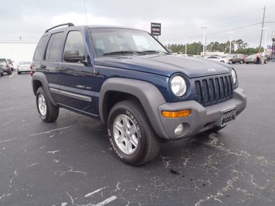 jeep liberty 2002 blue suv sport gasoline v6 4 wheel drive automatic 28557
