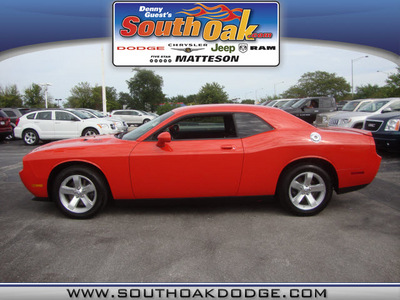 dodge challenger 2009 orange coupe r t gasoline 8 cylinders rear wheel drive automatic 60443