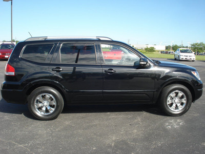 kia borrego 2009 black suv ex gasoline 6 cylinders 2 wheel drive automatic 43228