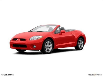 mitsubishi eclipse spyder 2007 dk  red gs gasoline 4 cylinders front wheel drive automatic 44060