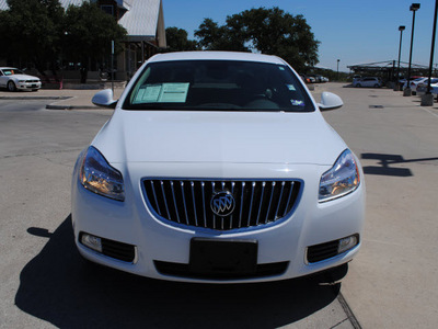 buick regal 2011 white sedan cxl gasoline 4 cylinders front wheel drive automatic 76087