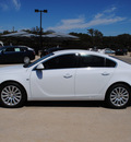 buick regal 2011 white sedan cxl gasoline 4 cylinders front wheel drive automatic 76087