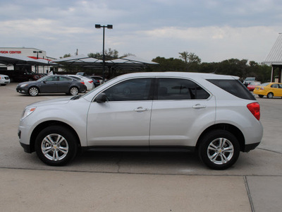 chevrolet equinox 2010 silver suv ls gasoline 4 cylinders front wheel drive automatic 76087