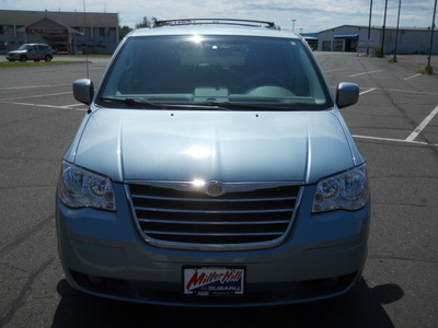 chrysler town country 2008 lt  blue van touring gasoline 6 cylinders front wheel drive autostick 55811