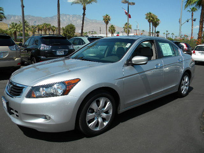 honda accord 2008 silver sedan ex l v6 gasoline 6 cylinders front wheel drive automatic 92235