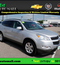 chevrolet traverse 2010 silver suv lt awd quads towing gasoline 6 cylinders all whee drive automatic 55313