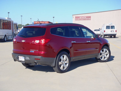 chevrolet traverse 2010 red suv ltz gasoline 6 cylinders front wheel drive automatic 62708