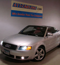 audi cabriolet 2004 silver convertable gasoline 6 cylinders all whee drive automatic 55305