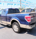 ford f 150 2009 dk  blue king ranch flex fuel 8 cylinders 4 wheel drive automatic with overdrive 32401