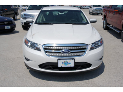 ford taurus 2012 white sedan sel gasoline 6 cylinders front wheel drive automatic 77388