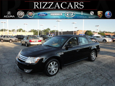 ford taurus 2008 black sedan sel gasoline 6 cylinders front wheel drive automatic with overdrive 60546