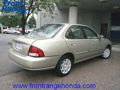 nissan sentra 2001 gold sedan gxe gasoline 4 cylinders front wheel drive automatic 80910