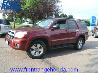 toyota 4runner 2006 salsa red suv sr5 gasoline 6 cylinders 4 wheel drive automatic 80910